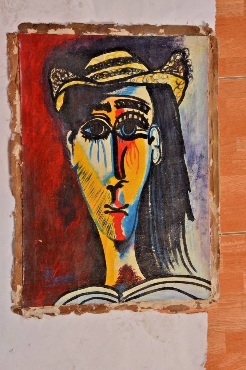 PABLO PICASSO Picasso pintura limitada rara difícil de obtener, cuadro, pintura al óleo, retrato