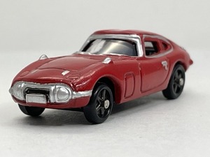 ■★Dydo　NAVIミニチュアカーコレクション　TOYOTA　2000GT（赤）