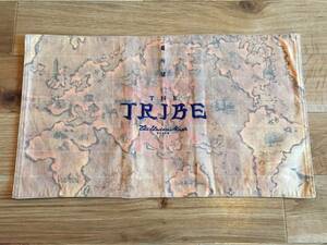 藍同盟 THE TRIBE The Union Made ザユニオン ブックカバー 大きめ コットン 刺繍 デザイン 世界地図柄 ミリタリー生地 ワンウォッシュ