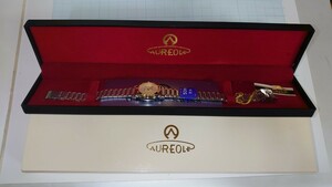 AUREOLEore all wristwatch lady's unused long-term storage corporation peace .