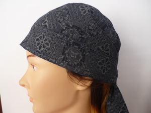  prompt decision * bandana cap [ peace pattern ] Met in na- cap * head LAP * hand made * free shipping 