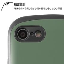 iPhone SE（第3世代)/（第2世代)/8/7 耐衝撃 3H 高硬度 ハード ソフト ハイブリッド ケース カバー ジャケット 肉厚 ストラップホール_画像5