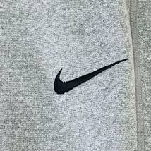 a00880 NIKE ナイキ パンツ スウェット 裏起毛 ウエストゴム ロゴ刺しゅう S グレー カジュアル 万能 上質 スポーティーカジュアルルック_画像6