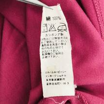 a01120 極美品 L.L.Bean エルエルビーン レディース Tシャツ 七分袖 丸首 シンプル XS ピンク 綿100% 万能 上質 カジュアルデニムコーデ_画像10