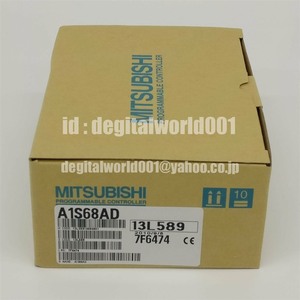 新品【代引★Ｔ番号領収書★税込 東京発】三菱★MITSUBISHI PLC シーケンサ　入力ユニット A1S68AD【６ヶ月保証】