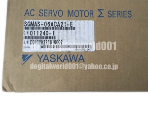 新品【代引★Ｔ番号領収書★税込 東京発】YASKAWA / 安川電機 SGMAS-06ACA21-E サーボモーター【６ヶ月保証】