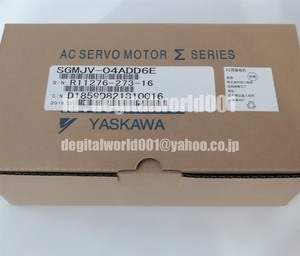 新品【代引★Ｔ番号領収書★税込 東京発】YASKAWA / 安川電機 SGMJV-04ADD6E サーボモーター【６ヶ月保証】