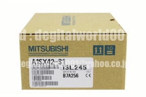 新品【代引★Ｔ番号領収書★税込 東京発】三菱★MITSUBISHI PLC シーケンサ　入力ユニット A1SX42-S1【６ヶ月保証】