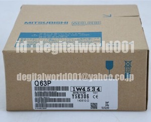 新品【代引★Ｔ番号領収書★税込 東京発】MITSUBISHI/三菱電機 シーケンサ 　Q63P　PLC　 　【６ヶ月保証】