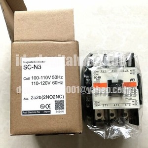 新品【代引★Ｔ番号領収書★税込 東京発】富士電機　電磁接触器 SC-N3 ( 220V 110V 380V 選択可)【６ヶ月保証】