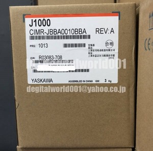 新品【代引★Ｔ番号領収書★税込 東京発】YASKAWA / 安川電機 CIMR-JBBA0010BBA インバーター【６ヶ月保証】