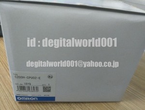 新品【代引★Ｔ番号領収書★税込 東京発】OMRON/オムロン C200H-CPU02-E CPUユニット【６ヶ月保証】