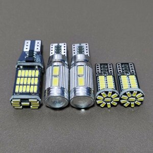 超爆光！DA63T キャリイトラック T10 LED ルームランプ バックランプ ナンバー灯 5点 セット ホワイト スズキ /45/10/34