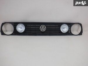 フォルクスワーゲン VW 純正 ゴルフ2 GTI 前期 4灯式 フロントグリル ラジエーターグリル フォグ付き 191853653 F 即納 棚F3