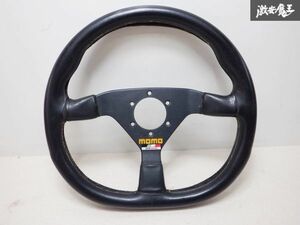 MOMO "Momo" steering wheel steering wheel wheel B.A.R HONDA leather black black 12-92 1886T width approximately 34cm immediate payment shelves F-1