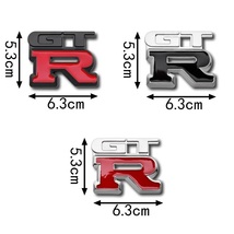 【送料込】GTR 3Dエンブレム (ブラック/レッド) NISSAN 日産 スカイラインGT-R 　_画像3