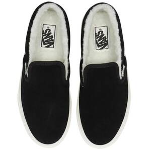 ■バンズ クラシック スリッポン スエード ボア ブラック/ホワイト 新品 27.0cm US9 VANS CLASSIC SLIP-ON SUEDE BOA VN0A5AO8BM8