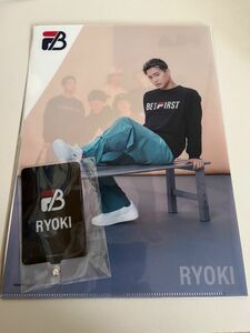 BE:FIRST×FILA クリアファイル、フォンタブ　RYOKI