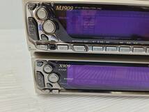 ★KENWOOD ケンウッド★MJ909/X909 CD/MD カセットプレーヤー グライコ DSP 旧車 当時物【中古/現状品/動作未確認ジャンク】_画像2