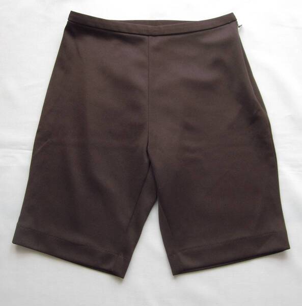 美品 日本製 CHILD WOMAN・チャイルドウーマン ショートパンツ F チョコブラウン コンシールファスナー