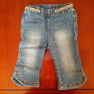 Boo Foo Woo задний a Ray BACK ALLEY половина Denim брюки G хлеб 7 минут длина 130. б/у