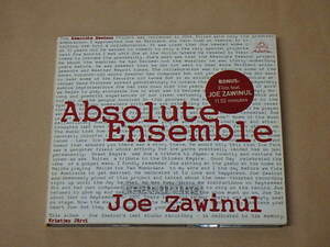 Absolute Ensemble　/　Joe Zawinul（ジョー・ザヴィヌル）/　オーストリア盤　CD　/　デジパック仕様