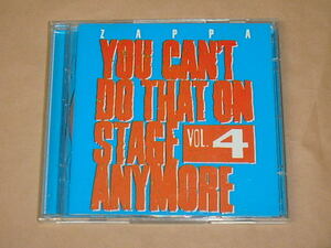 You Can't Do That On Stage Anymore - Vol. 4　/　 フランク・ザッパ（FRANK ZAPPA）/　輸入盤CD　2枚組