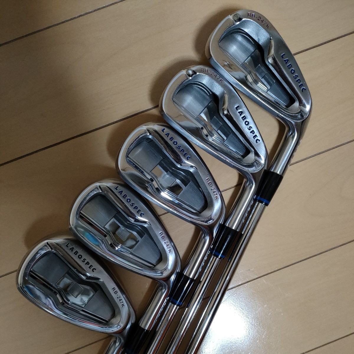 交換無料! 【美品】激レア 右 7本 メンズアイアンセット 中空アイアン