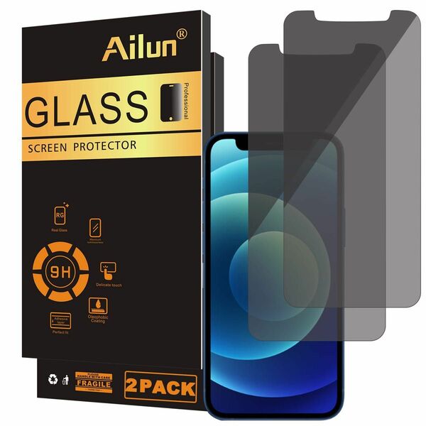 Ailun プライバシースクリーンプロテクター iPhone 液晶保護フィルム