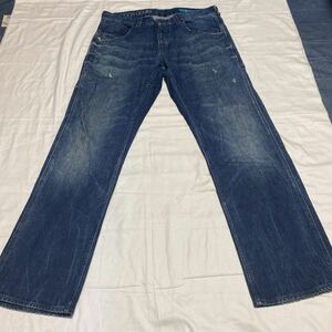 M4 HILFIGER DENIM ペインターデニムパンツ　サイズW34L32表記　チュニジア製