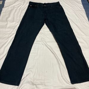 K01 Levi's 501 ブラックパンツ　サイズW36L32表記 トルコ製