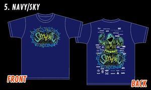 5 L SATANIC CARNIVAL 2018 会場限定Tシャツpizza of deathホルモンwanima 10-FEETサタニックカーニバルHEY-SMITHハイスタMONOEYES verdy