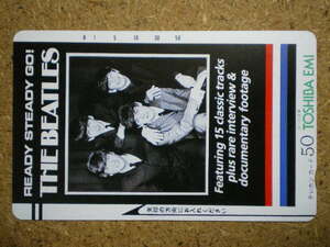 beatl* Beatles Toshiba EMI 110-16168 телефонная карточка 