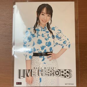 水樹奈々 NANA MIZUKI LIVE HEROES 特典ブロマイド HMV