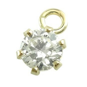 18金 ピアス パーツ ダイヤモンド 一粒 片耳 ダイヤ 0.10ct ゴールド 18k イエローゴールドk18 レディース 送料無料 セール SALE