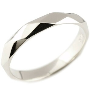 指輪 プラチナ ダイヤ柄 リング 指輪 婚約指輪 ダイヤ カットリング 菱形 地金 pt900 送料無料 セール SALE