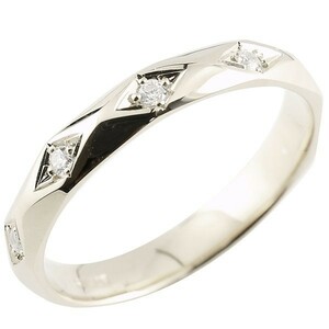 指輪 ダイヤモンド プラチナ ダイヤリング 指輪 婚約指輪 ダイヤ カットリング 菱形 pt900 宝石 送料無料 セール SALE