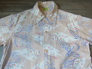 12x 40's VINTAGE Florida SUNWEAR MIAMI Hawaiian Shirtフロリダ サンウェアアロハシャツハワイアン　