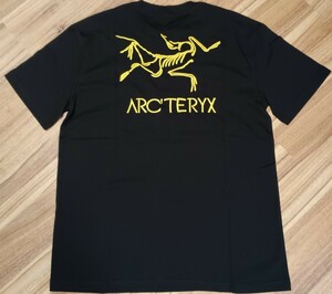 新品未使用☆ARC'TERYX ARCTERYX アークテリクス SPLIT T-SHIRT メンズ Black スプリット Tシャツ size M 黒