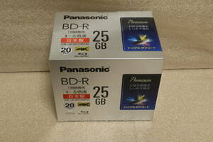 新品 Panasonic パナソニック 1回録画用 ブルーレイ ディスク BD-R 25GB 1～6倍速 20枚パック トリプルタフコート LM-BR25MP20