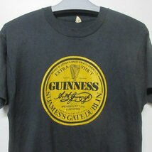 90年代　アメリカ製　 Tシャツ L 黒　ギネス　ビール　オールド　ビンテージ　アメカジ古着　sy3484_画像1