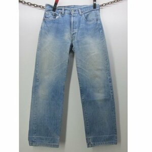 80年代　アメリカ製　Levis リーバイス　ジーンズ　501 w32 内股シングル　赤耳クラス　アメカジ古着　sy3514