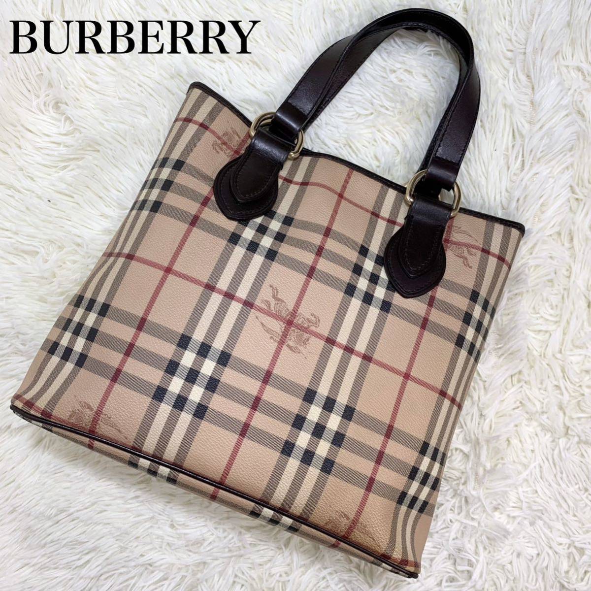 販売公式 【希少】BURBERRY ノバチェック メガチェック トートバッグ