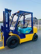 フォークリフト、2トン、小松、FG20LC-12、KOMATSU,2000kg、1501h、ガソリン、新品タイヤ交換済み、始動動画あり！、茨城発、_画像3