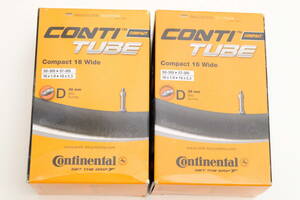 continental 2本 compact16 wide 英式 26mm チューブ コンチネンタル コンパクト ワイド