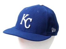 デットストック 未使用品 ■ ニューエラ x Kc ロイヤルズ べースボール キャップ 56.8cm NEW ERA 帽子 MLB オフィシャル 大リーグ 野球 青_画像1