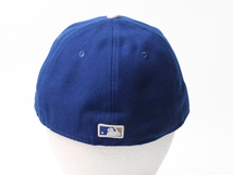 デットストック 未使用品 ■ ニューエラ x Kc ロイヤルズ べースボール キャップ 56.8cm NEW ERA 帽子 MLB オフィシャル 大リーグ 野球 青_画像4