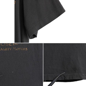■ DENIM&SUPPLY ラルフローレン 5段 プリント 半袖 Tシャツ メンズ L 古着 ポロ デニム&サプライ POLO バイク ウイング 黒 濃灰 バイカーの画像4