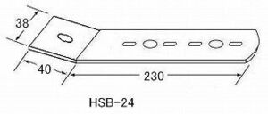 トラック 用品 パーツ│ステー HSB-24 バスマーカーステー│シャルマン 直送品