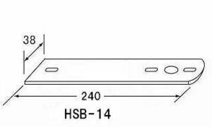 トラック 用品 パーツ│ステー HSB-14 バスマーカーステー│シャルマン 直送品